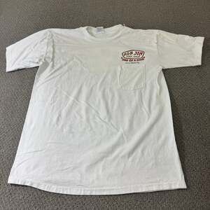 Ron Jon Surf Shop Cocoa Beach T Florida Shirt Mens Large L Vintage Tee White